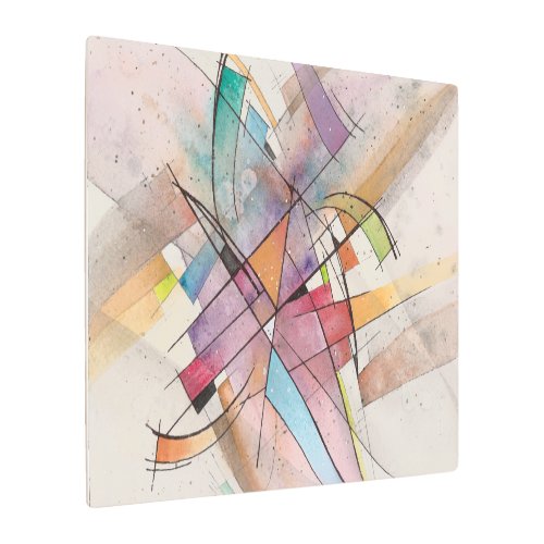 CANTATA in PASTEL MAJOR Abstract Watercolor Art