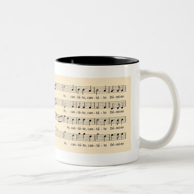Cantate Domino Mug (Right)