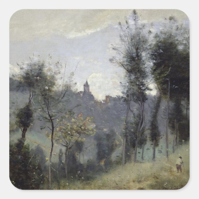 Canteleu near Rouen Square Sticker (Front)