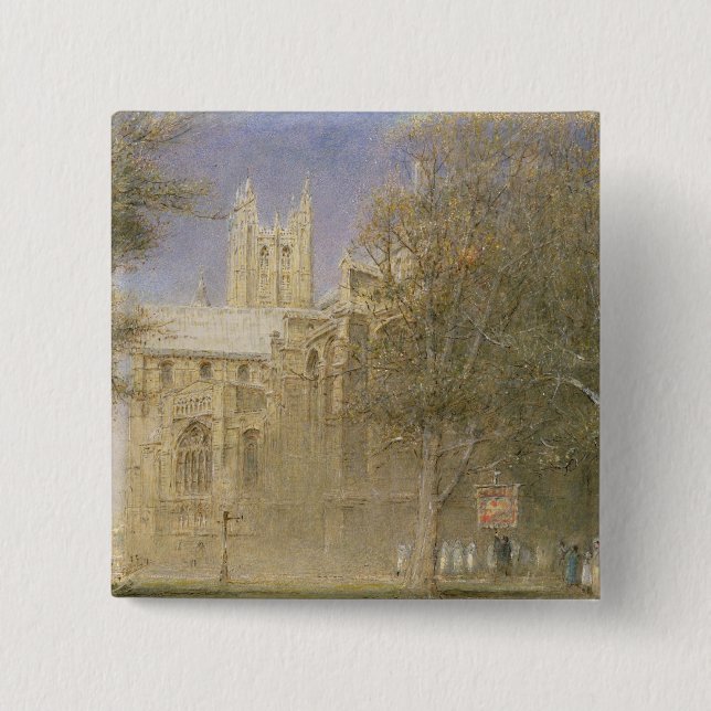 Canterbury Cathedral Pinback Button (Front)