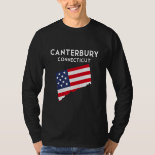 Canterbury Connecticut USA State America Travel Co T-Shirt