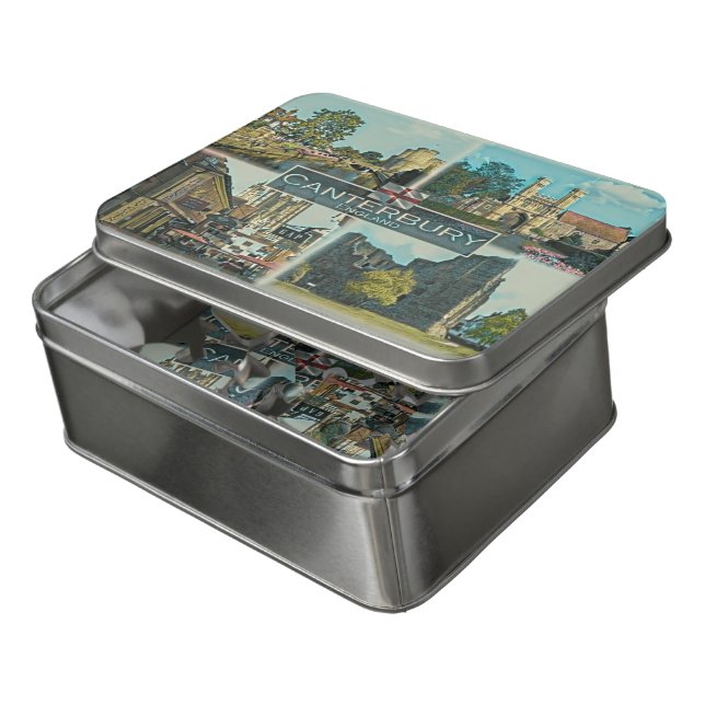Canterbury - England - Europe - Jigsaw Puzzle (Lid Open)