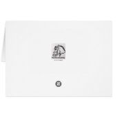 Cantering Horse on Marbled Background Cards (Back Horizontal)
