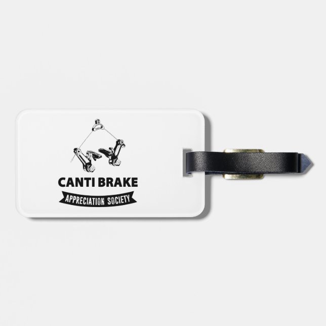 Canti Brake Appreciation Society Luggage Tag (Back Horizontal)