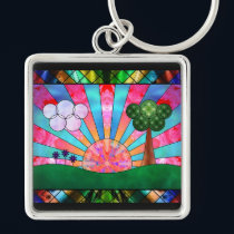 Canticle of the Sun Keychain