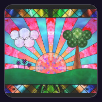 Canticle of the Sun Stickers
