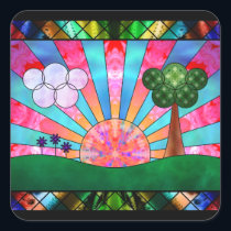 Canticle of the Sun Stickers