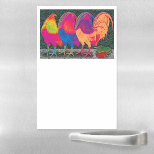 Cantina Roosters Magnetic Dry Erase Sheet