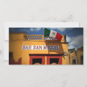 Cantina, San Miguel de Allende, Mexico, Photo Card (Front)