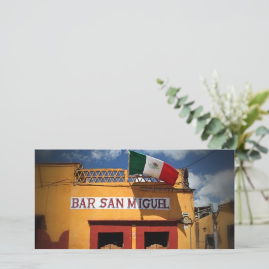 Cantina, San Miguel de Allende, Mexico, Photo Card (Standing Front)