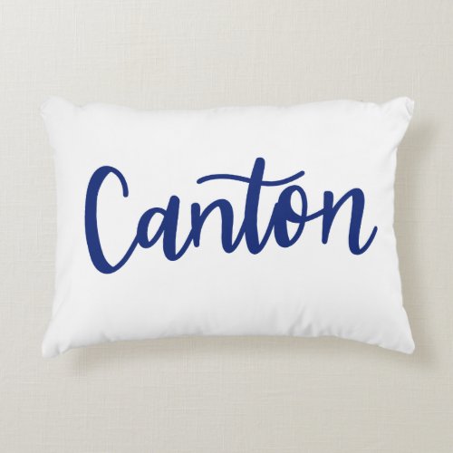 Canton Dainty Scripts Pillow 