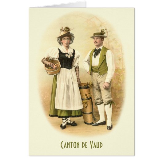 Canton de Vaud, Vignerons in Traditional Costume (Front)
