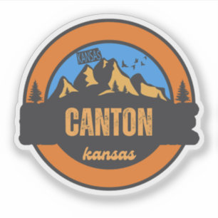 Canton, Kansas Sticker