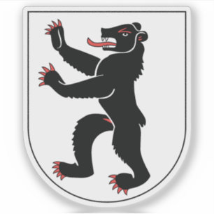 Canton of Appenzell Innerrhoden emblem,Switzerland Sticker
