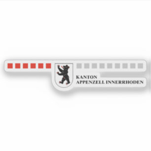 Canton of Appenzell Innerrhoden logo, Switzerland Sticker