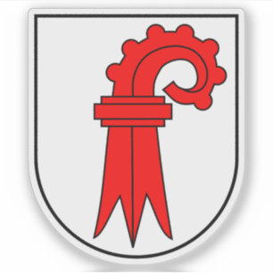 Canton of Basel-Landschaft emblem, Switzerland Sticker