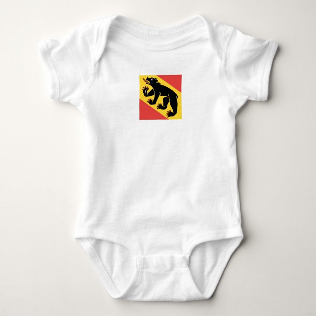 Canton of Bern flag Switzerland symbol Baby Bodysuit (Front)