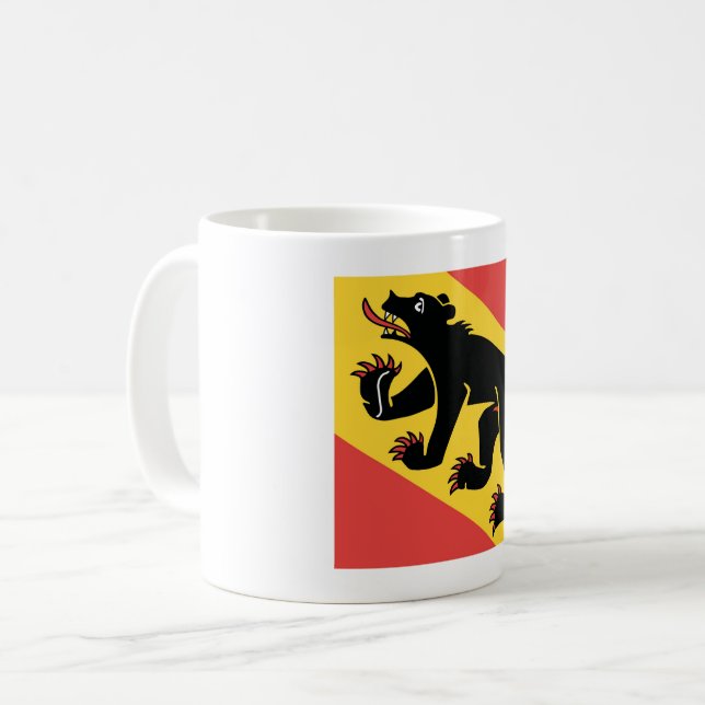Canton of Bern flag Switzerland symbol Coffee Mug (Front Left)
