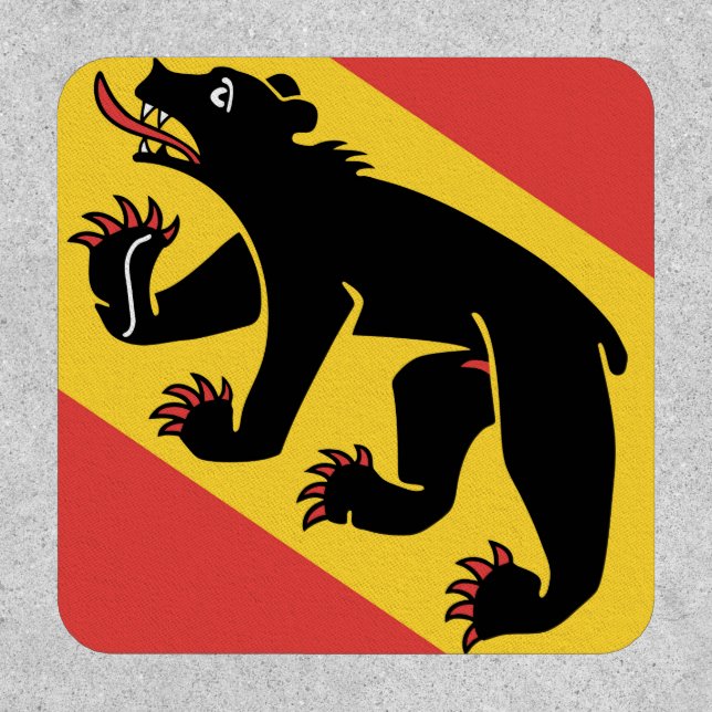 Canton of Bern flag Switzerland symbol Patch (Front)