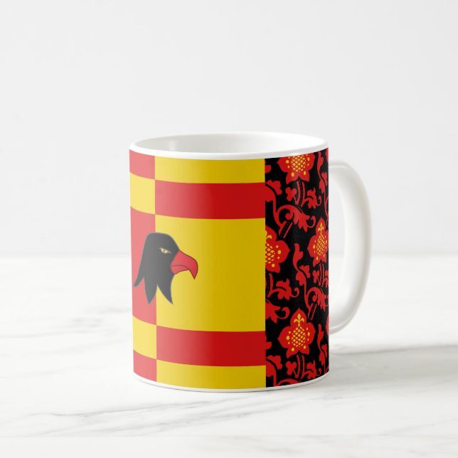 Canton of Falconcree Populace Badge Coffee Mug (Front Right)