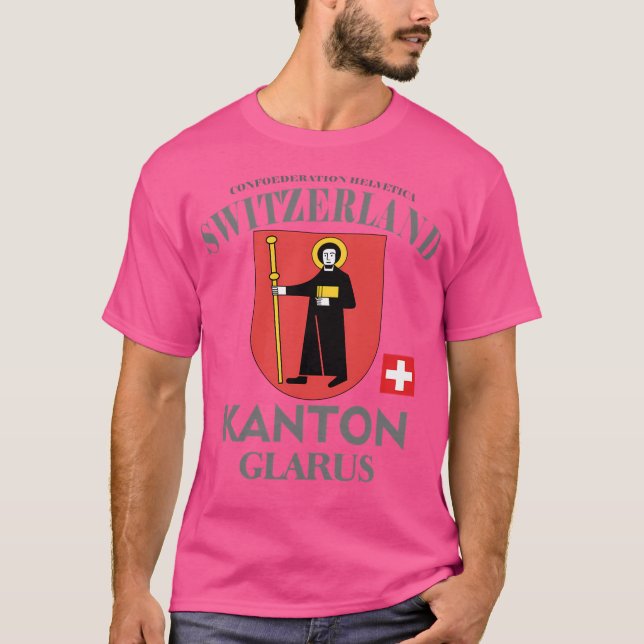 Canton Of Glarus - Switzerland T-Shirt (Front)