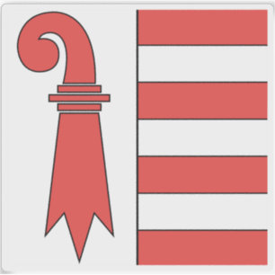 Canton of Jura flag, Switzerland Sticker