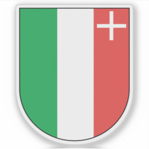 Canton of Neuchâtel (Neuchatel) emblem,Switzerland Sticker