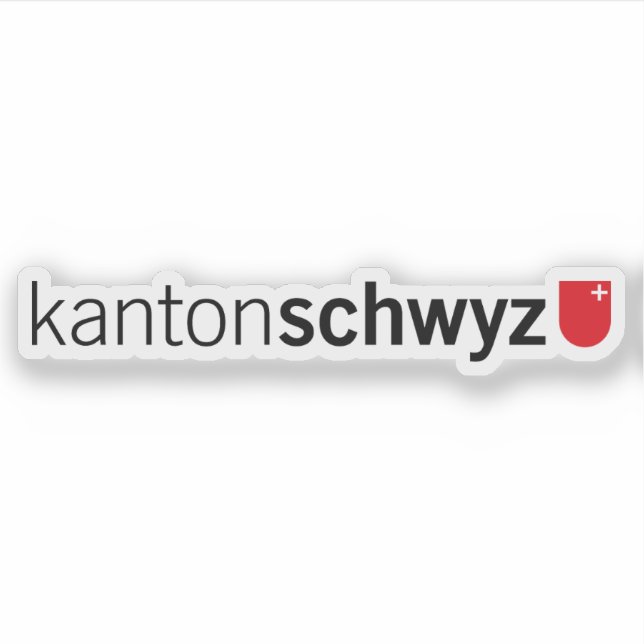 Canton of Schwyz logo, Switzerland Sticker (Front)
