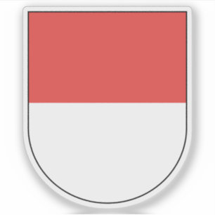 Canton of Solothurn coat of arms, Switzerland Sticker