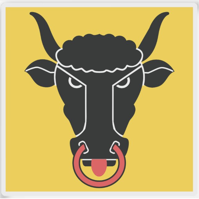 Canton of Uri flag, Switzerland Sticker (Front)