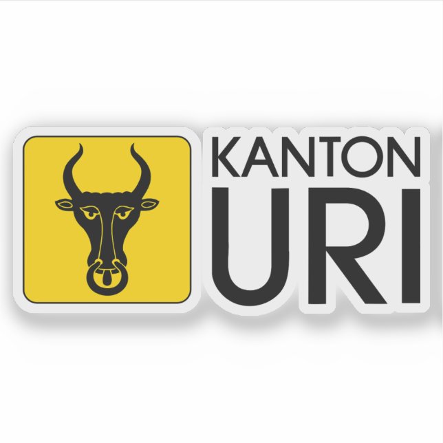 Canton of Uri logo, Switzerland Sticker (Front)
