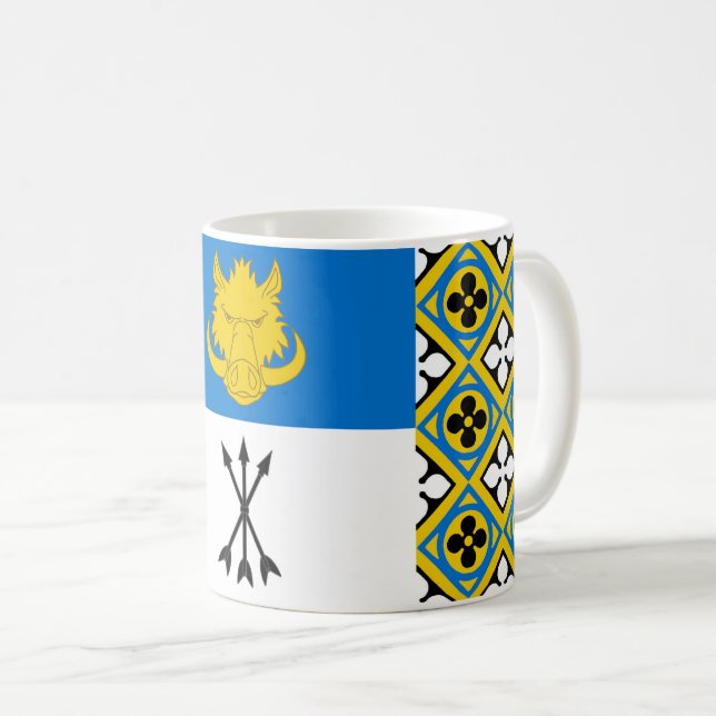 Canton of Vest Yorvik Populace Badge Coffee Mug (Front Right)