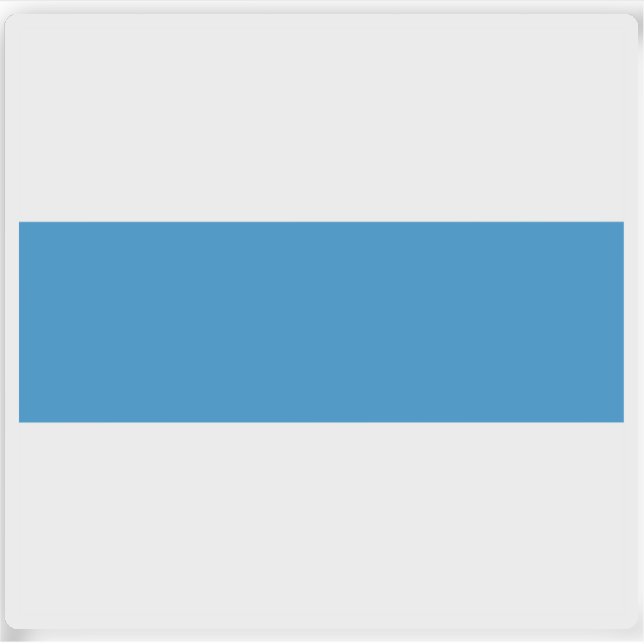 Canton of Zug flag, Switzerland Sticker (Front)