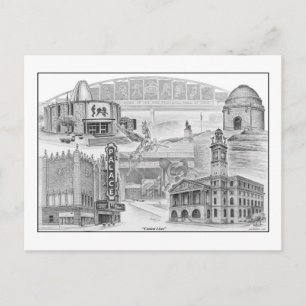 Canton Ohio Historic Landmarks Postcard