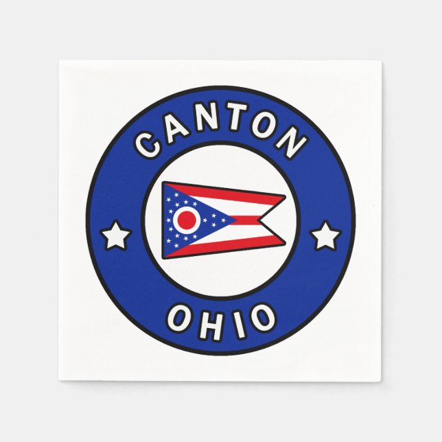 Canton Ohio Napkins (Front)