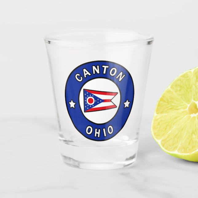 Canton Ohio Shot Glass (Front)