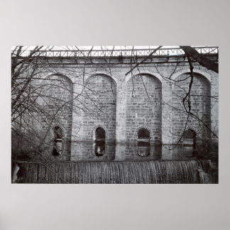 Canton Viaduct Waterfall Poster