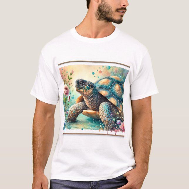Cantors giant softshell turtle 060824AREF136 - Wat T-Shirt (Front)