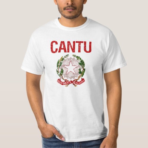 Cantu Italian Surname T_Shirt