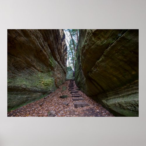 Cantwell Cliffs Hocking Hills State Park Ohio Poster