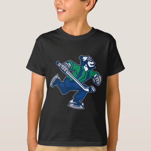 Canuck Hockey Ice Skating Canadian for Canada Team T_Shirt