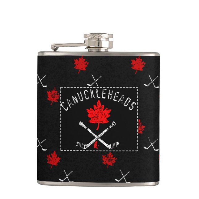 Canuckleheads Official Flask (Front)
