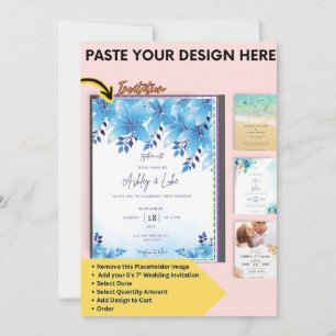 Canva Wedding Invitation & Save the Dates Template