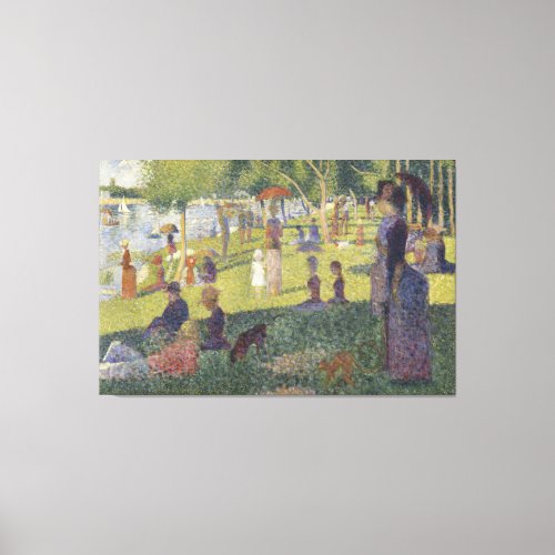 Canvas A Sunday Afternoon Island La Grande Jatte