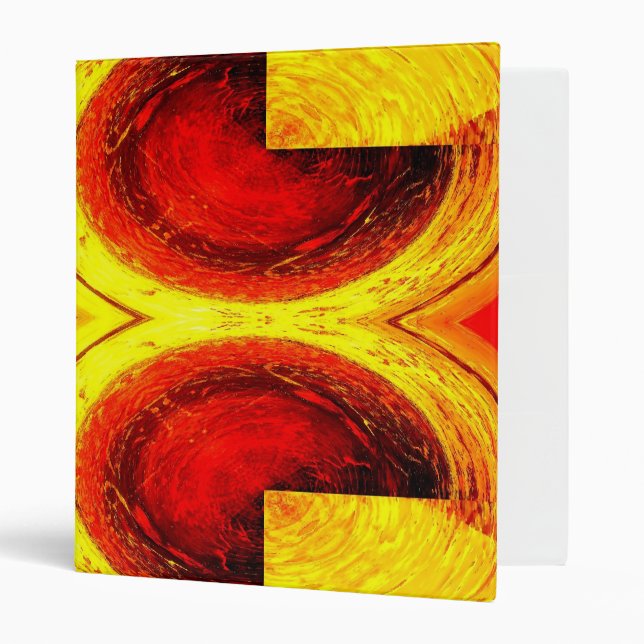 Canvas Abstract Art Contemporary Modern Art Binder (Front/Inside)