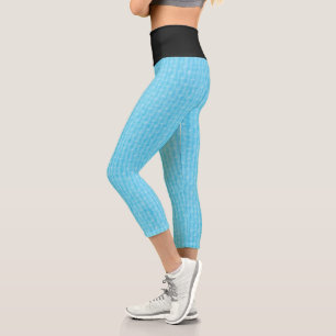 Canvas And Black Zazzle_Growshop. Capri Leggings
