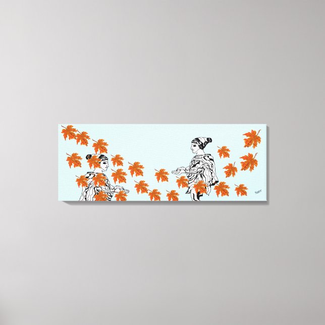 Canvas Art : Autumn Leaf  (Front)