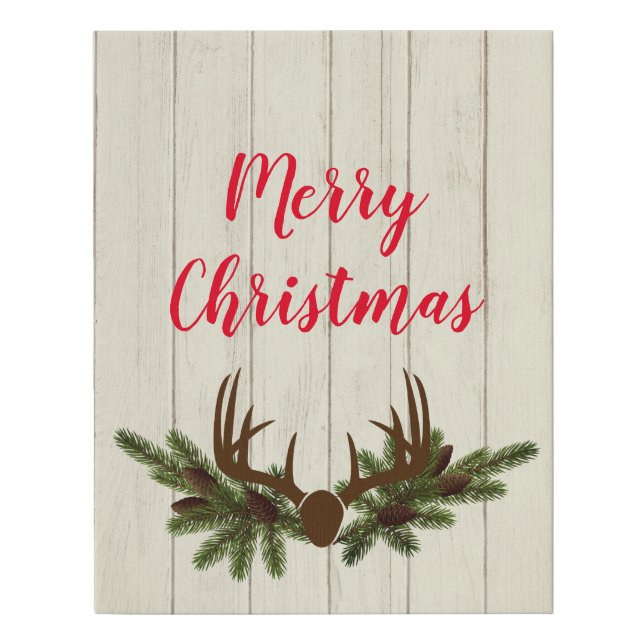 Canvas Art-Christmas Deer Antlers (Front)