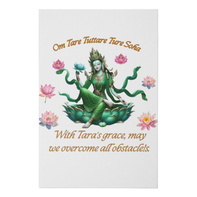 Canvas Art/Green Tara (Front)