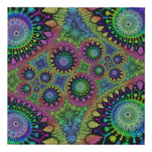 Canvas Art - Jimette Design 2020 modern mandala